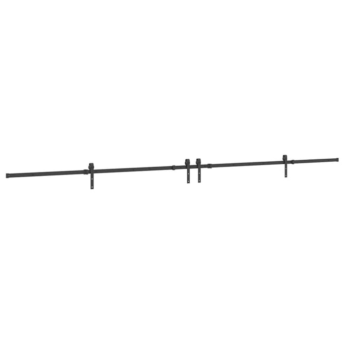 Set feronerie pentru uși glisante, negru, 427 cm, oțel - WALTI WALTI