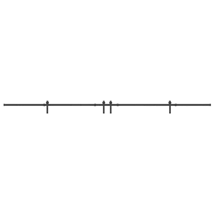 Set feronerie pentru uși glisante, negru, 427 cm, oțel - WALTI WALTI