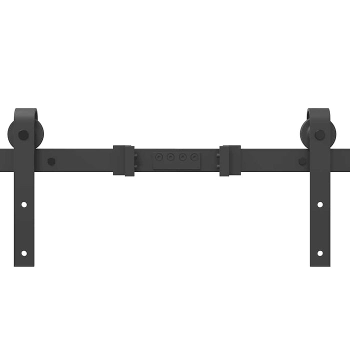 Set feronerie pentru uși glisante, negru, 427 cm, oțel - WALTI WALTI