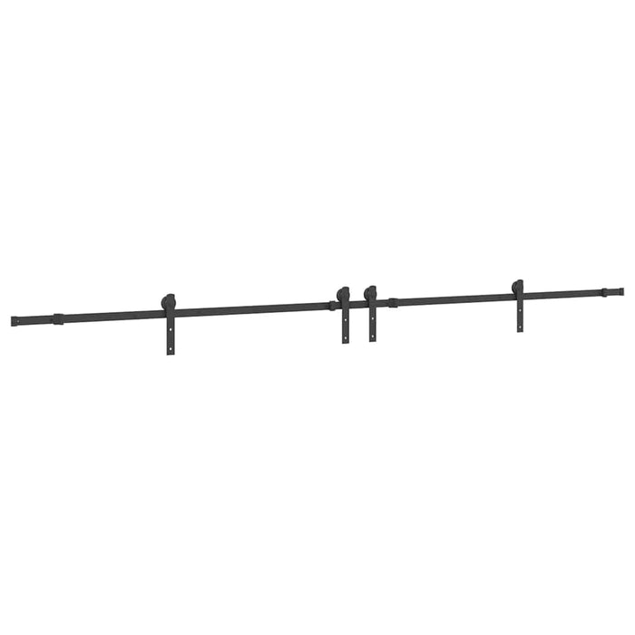 Set feronerie pentru uși glisante, negru, 366 cm, oțel - WALTI WALTI