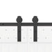 Set feronerie pentru uși glisante, negru, 366 cm, oțel - WALTI WALTI
