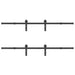 Set feronerie pentru uși glisante, negru, 400 cm, oțel - WALTI WALTI