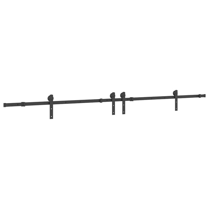 Set feronerie pentru uși glisante, negru, 305 cm, oțel - WALTI WALTI