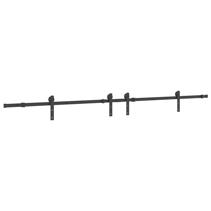 Set feronerie pentru uși glisante, negru, 427 cm, oțel - WALTI WALTI