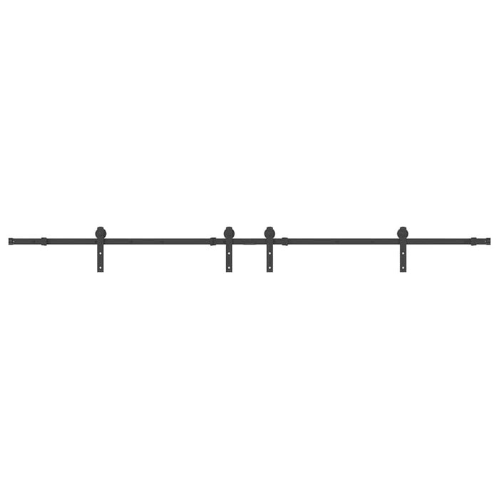 Set feronerie pentru uși glisante, negru, 427 cm, oțel - WALTI WALTI