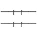 Set feronerie pentru uși glisante, negru, 427 cm, oțel - WALTI WALTI