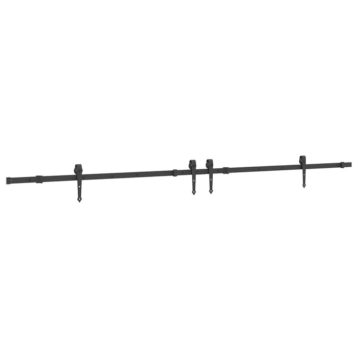 Set feronerie pentru uși glisante, negru, 305 cm, oțel - WALTI WALTI