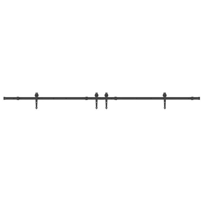 Set feronerie pentru uși glisante, negru, 305 cm, oțel - WALTI WALTI