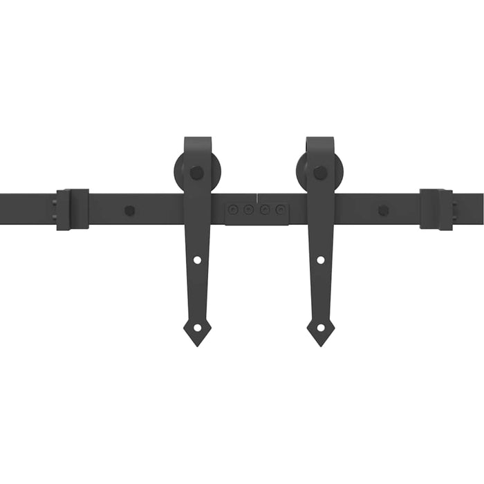 Set feronerie pentru uși glisante, negru, 427 cm, oțel - WALTI WALTI