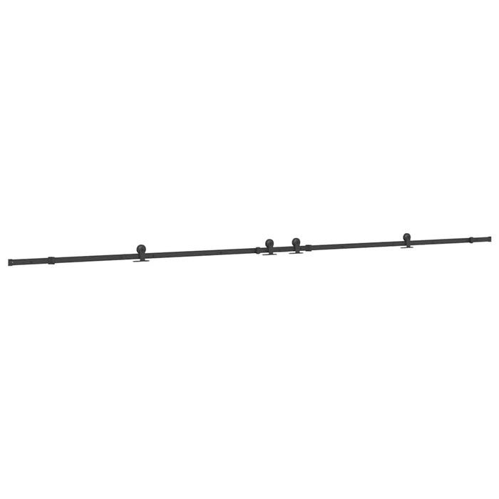 Set feronerie pentru uși glisante, negru, 427 cm, oțel - WALTI WALTI