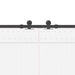 Set feronerie pentru uși glisante, negru, 427 cm, oțel - WALTI WALTI