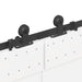 Set feronerie pentru uși glisante, negru, 427 cm, oțel - WALTI WALTI