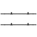 Set feronerie pentru uși glisante, negru, 400 cm, oțel - WALTI WALTI