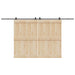 Set feronerie pentru uși glisante, negru, 400 cm, oțel - WALTI WALTI