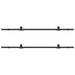 Set feronerie pentru uși glisante, negru, 427 cm, oțel - WALTI WALTI