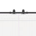 Set feronerie pentru uși glisante, negru, 427 cm, oțel - WALTI WALTI
