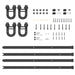 Set feronerie pentru uși glisante, negru, 400 cm, oțel - WALTI WALTI