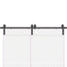 Set feronerie pentru uși glisante, negru, 366 cm, oțel - WALTI WALTI
