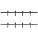 Set feronerie pentru uși glisante, negru, 400 cm, oțel - WALTI WALTI