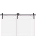 Set feronerie pentru uși glisante, negru, 400 cm, oțel - WALTI WALTI