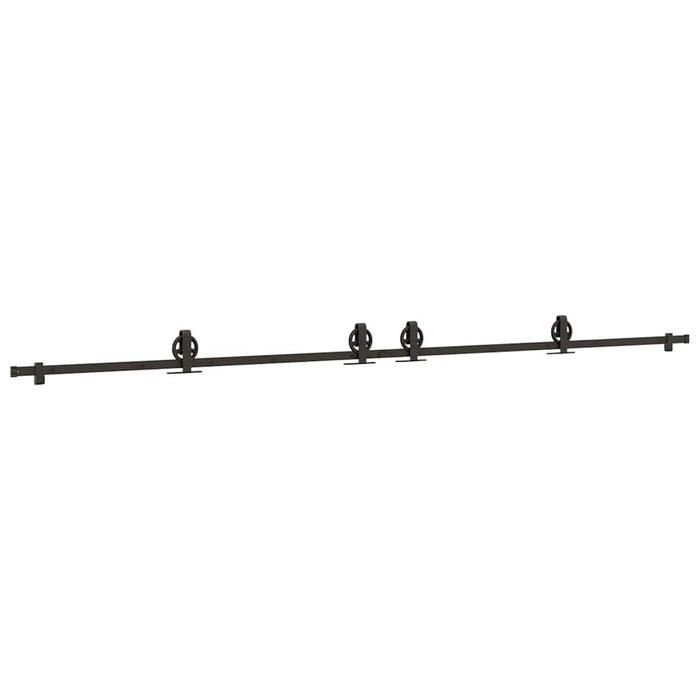 Set feronerie pentru uși glisante, negru, 366 cm, oțel - WALTI WALTI