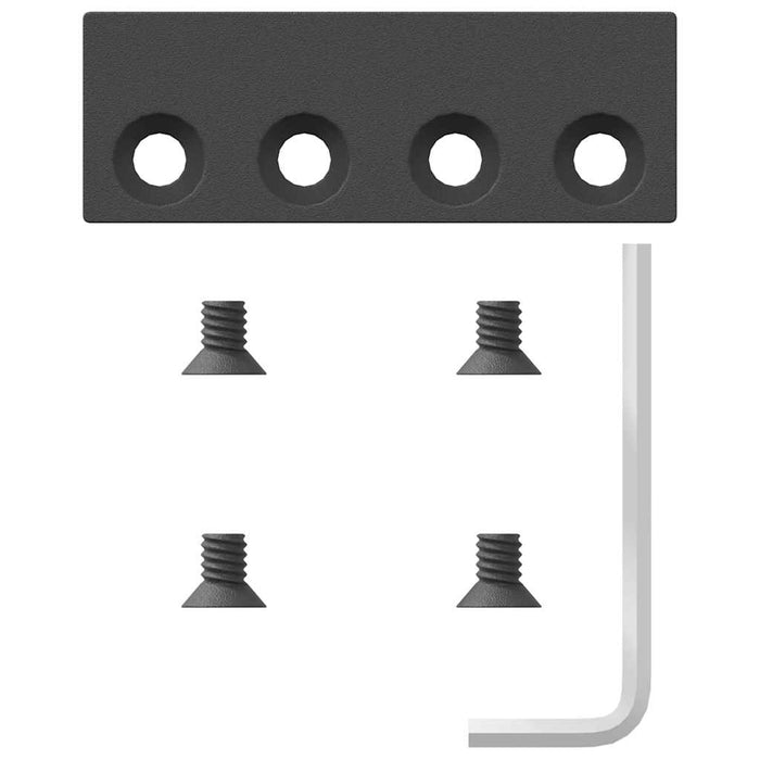 Set feronerie pentru uși glisante, negru, 366 cm, oțel - WALTI WALTI