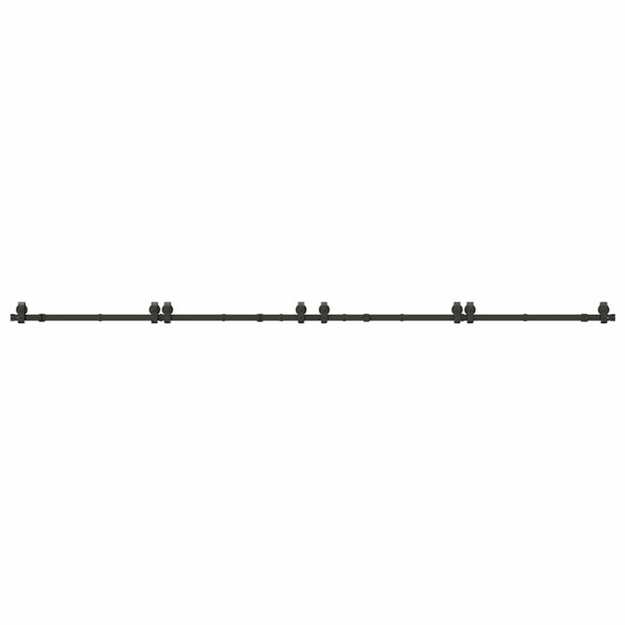 Set feronerie pentru uși glisante, negru, 366 cm, oțel - WALTI WALTI