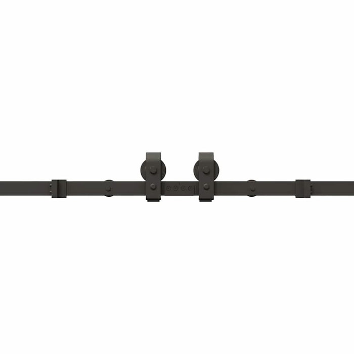 Set feronerie pentru uși glisante, negru, 366 cm, oțel - WALTI WALTI
