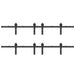 Set feronerie pentru uși glisante, negru, 400 cm, oțel - WALTI WALTI
