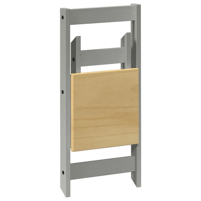 Set mobilier tip fluture Corona, pliabil 5 piese gri lemn pin - WALTI WALTI