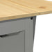 Set mobilier tip fluture Corona, pliabil 5 piese gri lemn pin - WALTI WALTI