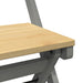 Set mobilier tip fluture Corona, pliabil 5 piese gri lemn pin - WALTI WALTI
