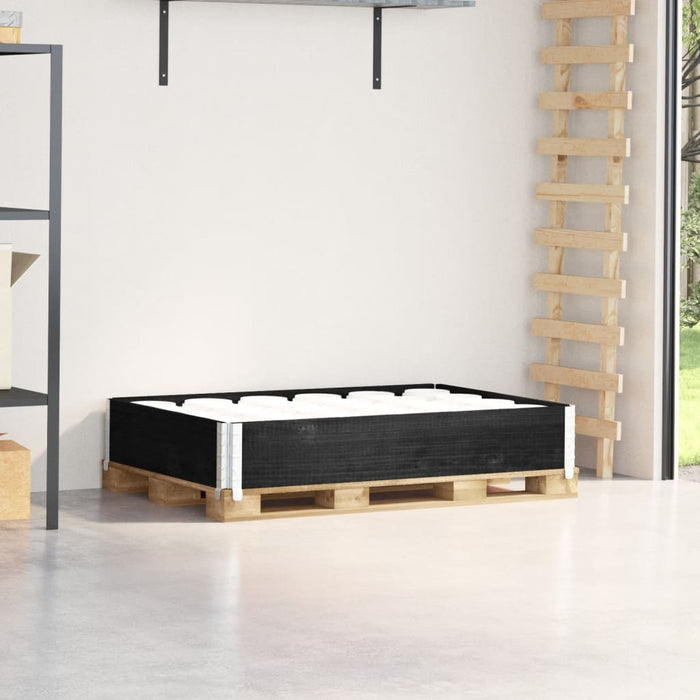 Ramă pentru paleți, negru, 120x80 cm, lemn masiv de pin - WALTI WALTI