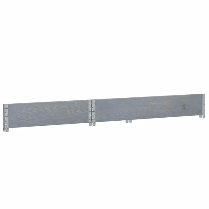 Ramă pentru paleți, gri, 120x80 cm, lemn masiv de pin - WALTI WALTI