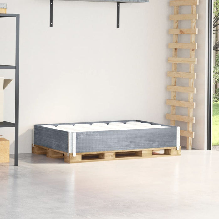 Ramă pentru paleți, gri, 120x80 cm, lemn masiv de pin - WALTI WALTI