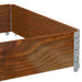 Ramă pentru paleți, maro, 120x80 cm, lemn masiv de pin - WALTI WALTI