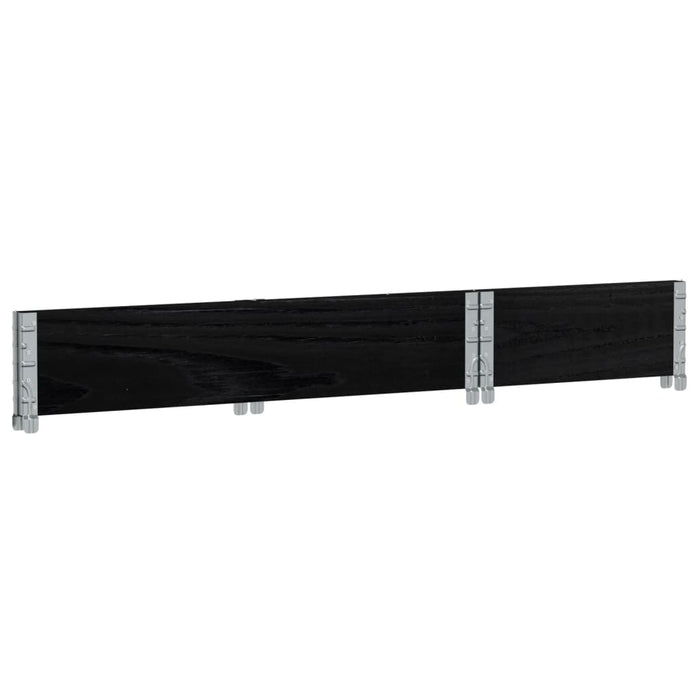 Ramă pentru paleți, negru, 100x50 cm, lemn masiv de pin - WALTI WALTI