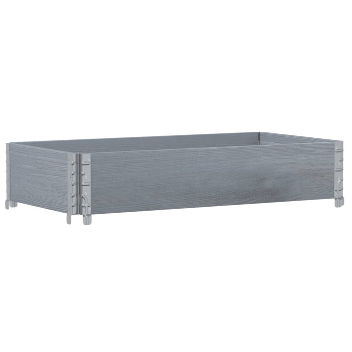 Ramă pentru paleți, gri, 100x50 cm, lemn masiv de pin - WALTI WALTI