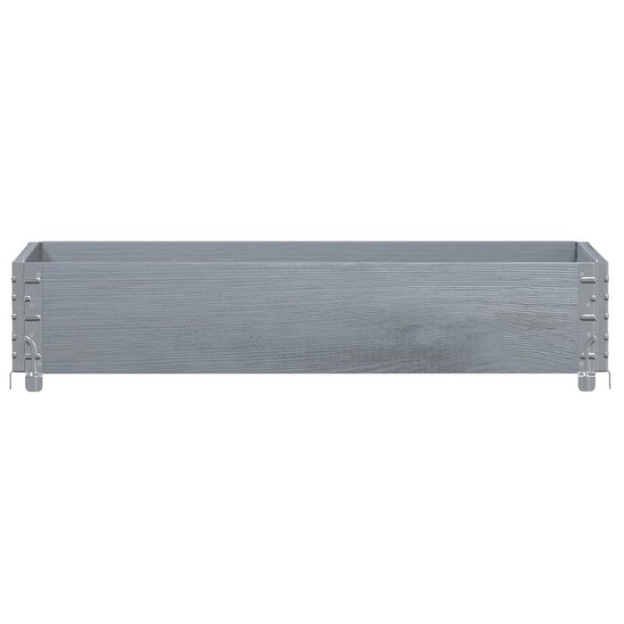 Ramă pentru paleți, gri, 100x50 cm, lemn masiv de pin - WALTI WALTI