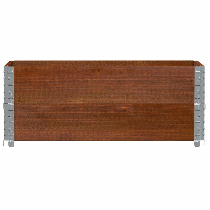 Rame pentru paleți, 2 buc., maro, 100x50 cm, lemn masiv pin - WALTI WALTI