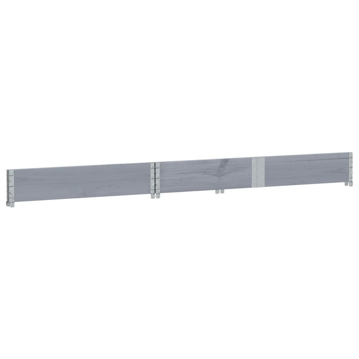Ramă pentru paleți, gri, 150x50 cm, lemn masiv de pin - WALTI WALTI