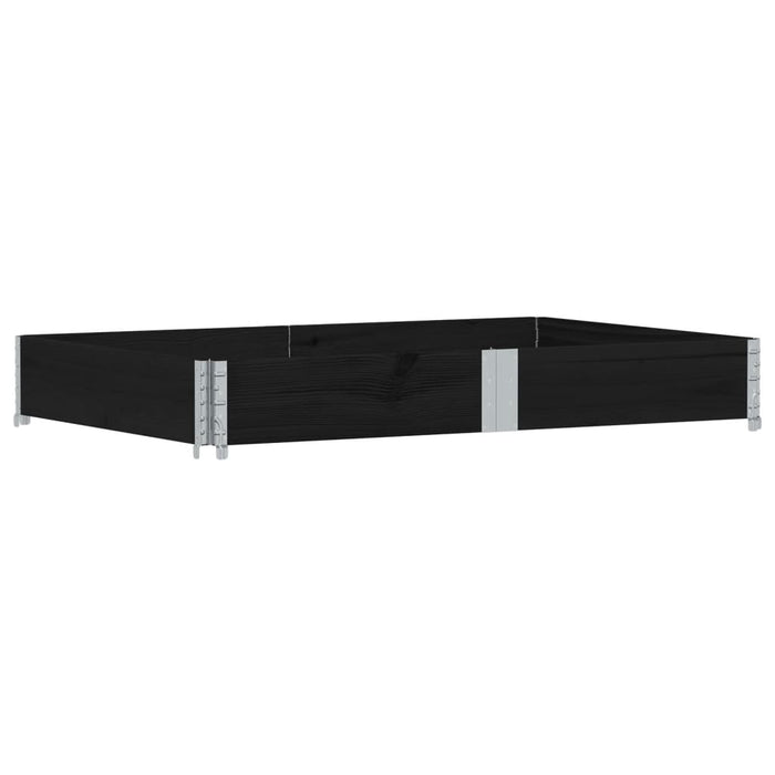 Ramă pentru paleți, negru, 150x100 cm, lemn masiv pin - WALTI WALTI