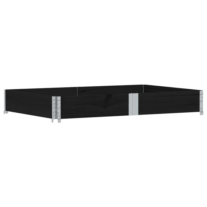Ramă pentru paleți, negru, 150x100 cm, lemn masiv pin - WALTI WALTI