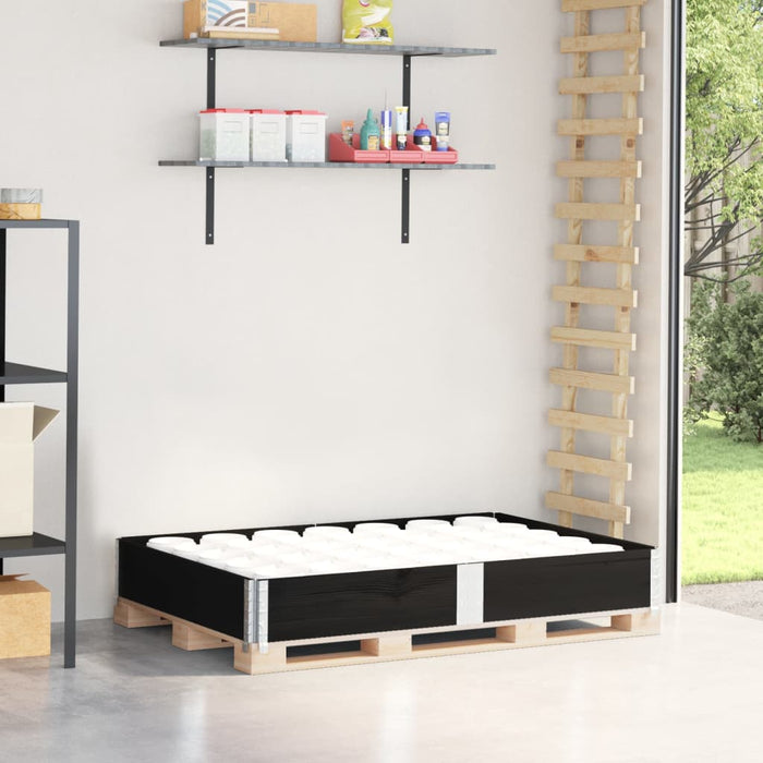 Ramă pentru paleți, negru, 150x100 cm, lemn masiv pin - WALTI WALTI