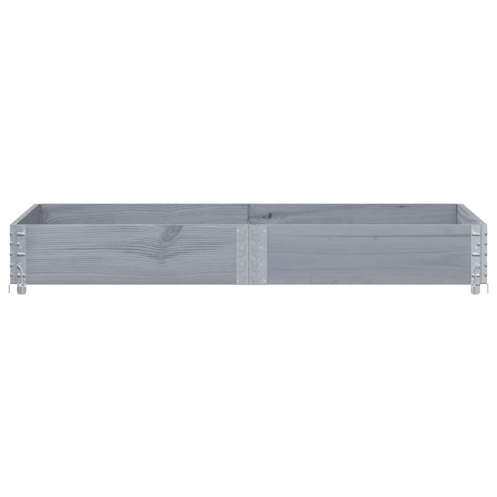 Ramă pentru paleți, gri, 150x100 cm, lemn masiv pin - WALTI WALTI