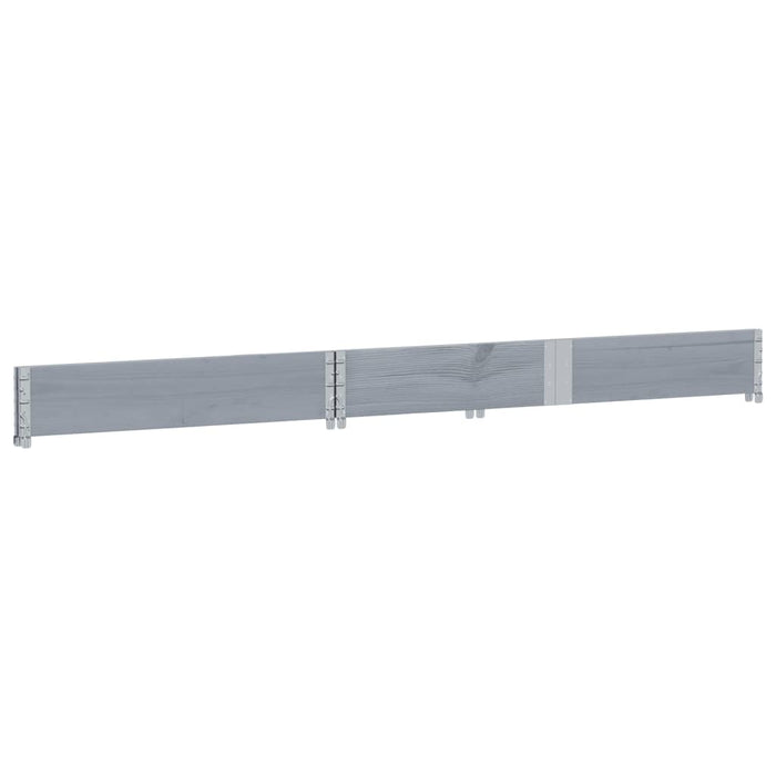 Ramă pentru paleți, gri, 150x100 cm, lemn masiv pin - WALTI WALTI