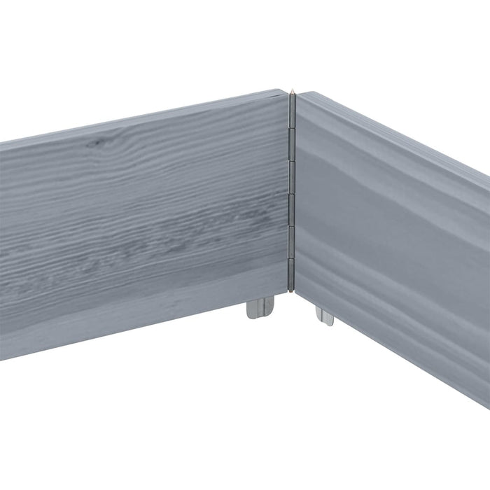 Ramă pentru paleți, gri, 150x100 cm, lemn masiv pin - WALTI WALTI