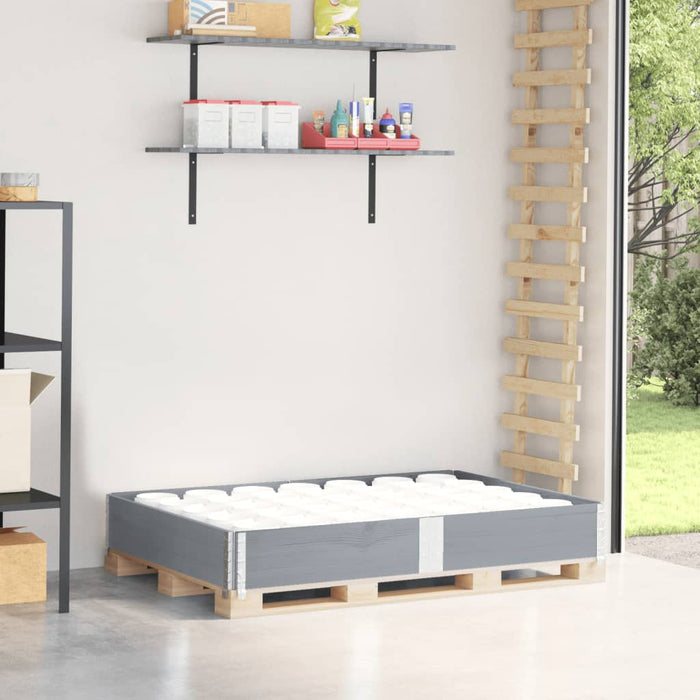 Ramă pentru paleți, gri, 150x100 cm, lemn masiv pin - WALTI WALTI