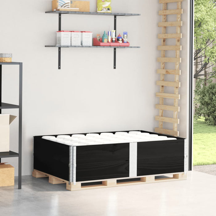 Rame pentru paleți, 2 buc., negru, 150x100 cm, lemn masiv pin - WALTI WALTI