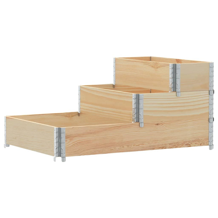 Strat înălțat cu 3 niveluri, 120x80 cm, lemn masiv de pin - WALTI WALTI